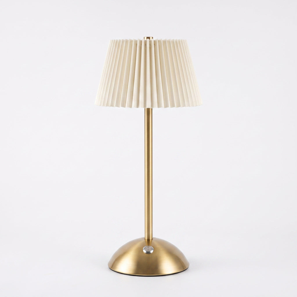 Woodford Pleated Shade Cordless Table Lamp