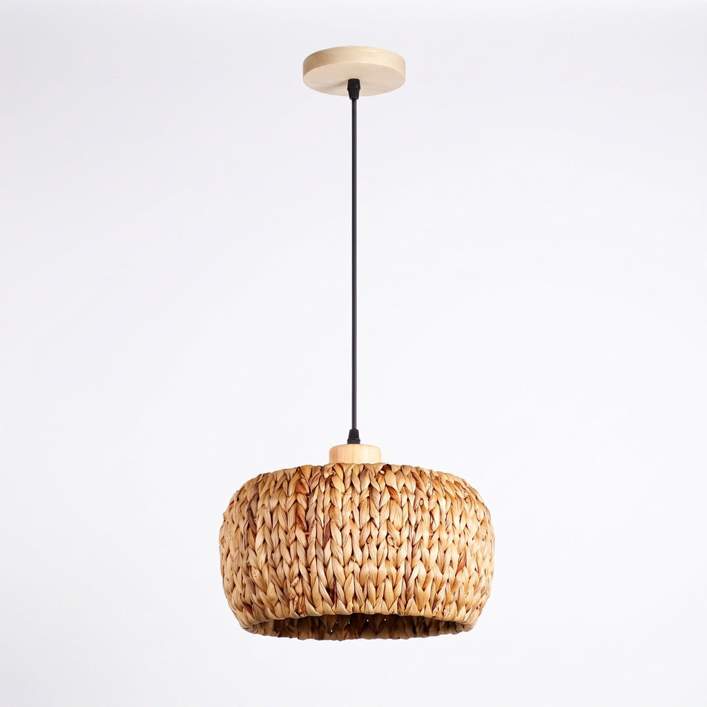 Fallow Woven Drum Pendant Light