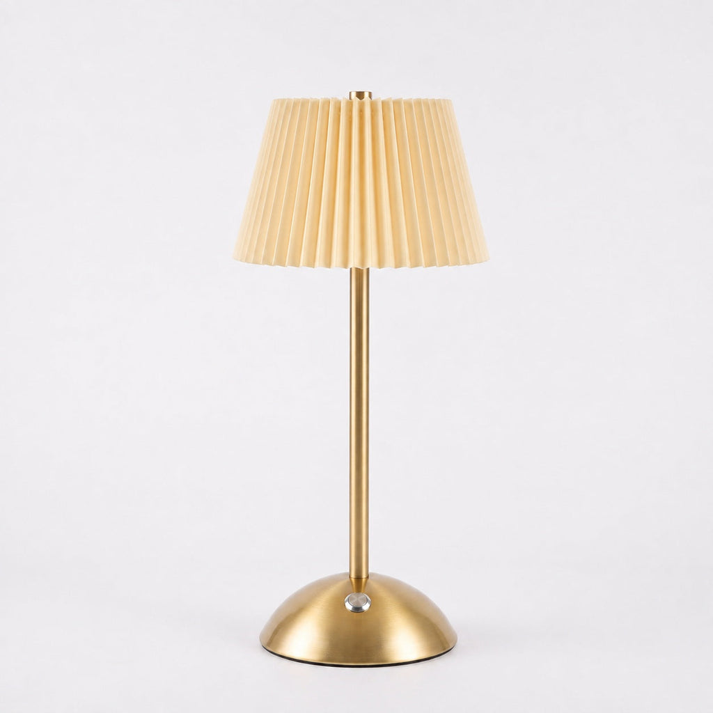 Woodford Pleated Shade Cordless Table Lamp
