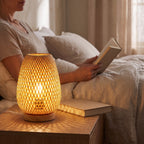 Lakewood Bamboo Shade Cordless Table Lamp