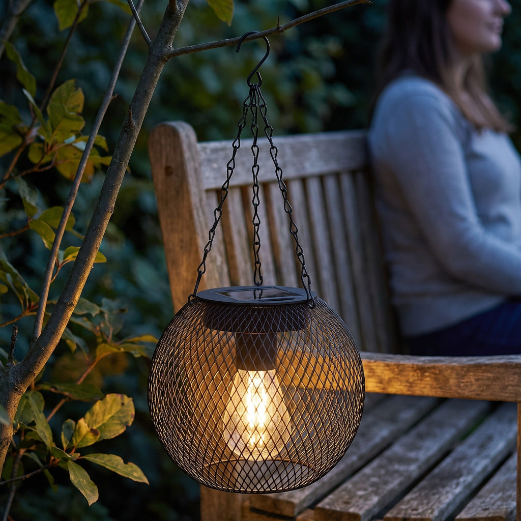 Cranbrook Mesh Solar Garden Lantern