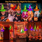 Halloween's Witch Hat String Lights 44ft with 104 Warm White LEDs