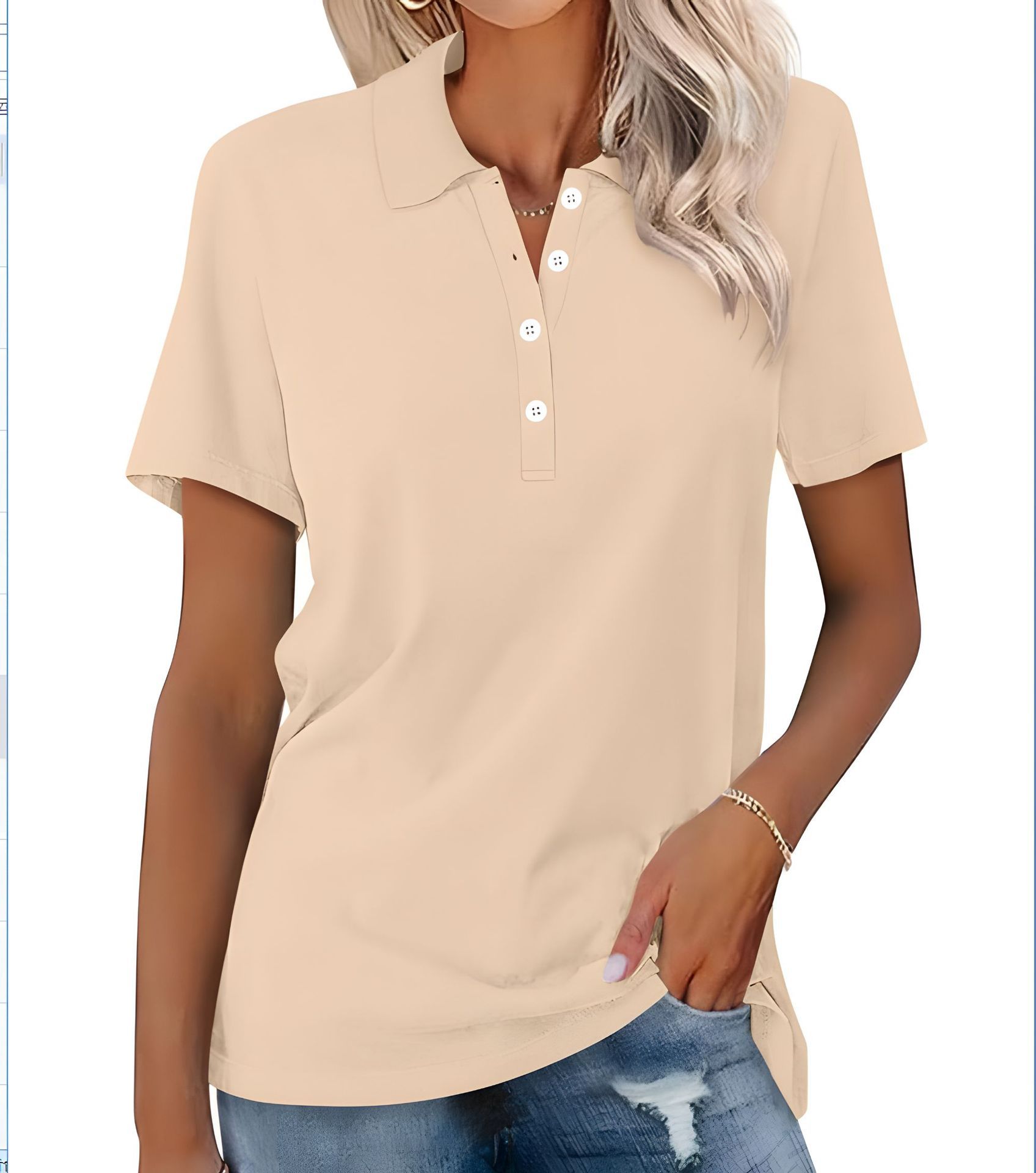 Slim Fit Women’s Short Sleeve Casual Fashion Top – Everyday Style