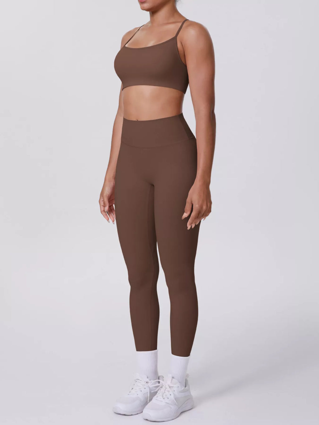 Criss-Cross Back Cami and Seamless Leggings Active Set