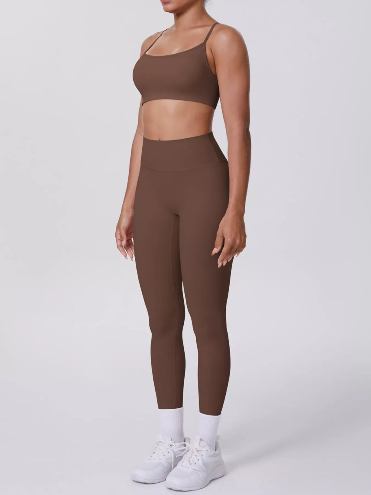 Criss-Cross Back Cami and Seamless Leggings Active Set