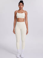 Criss-Cross Back Cami and Seamless Leggings Active Set