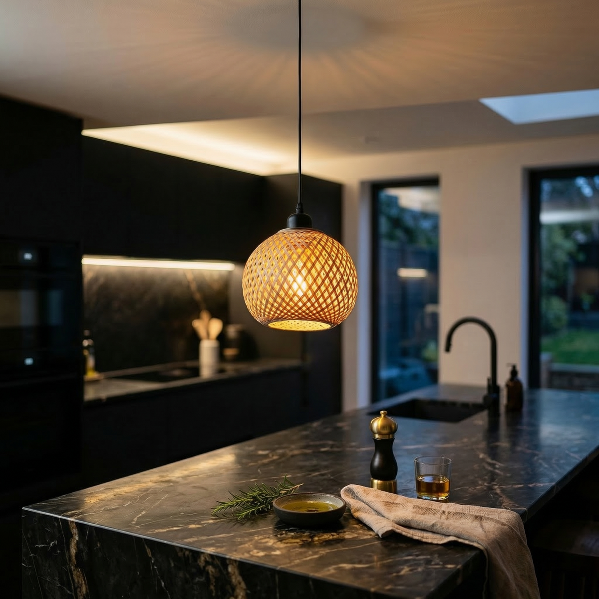 Cielo Rattan Pendant
