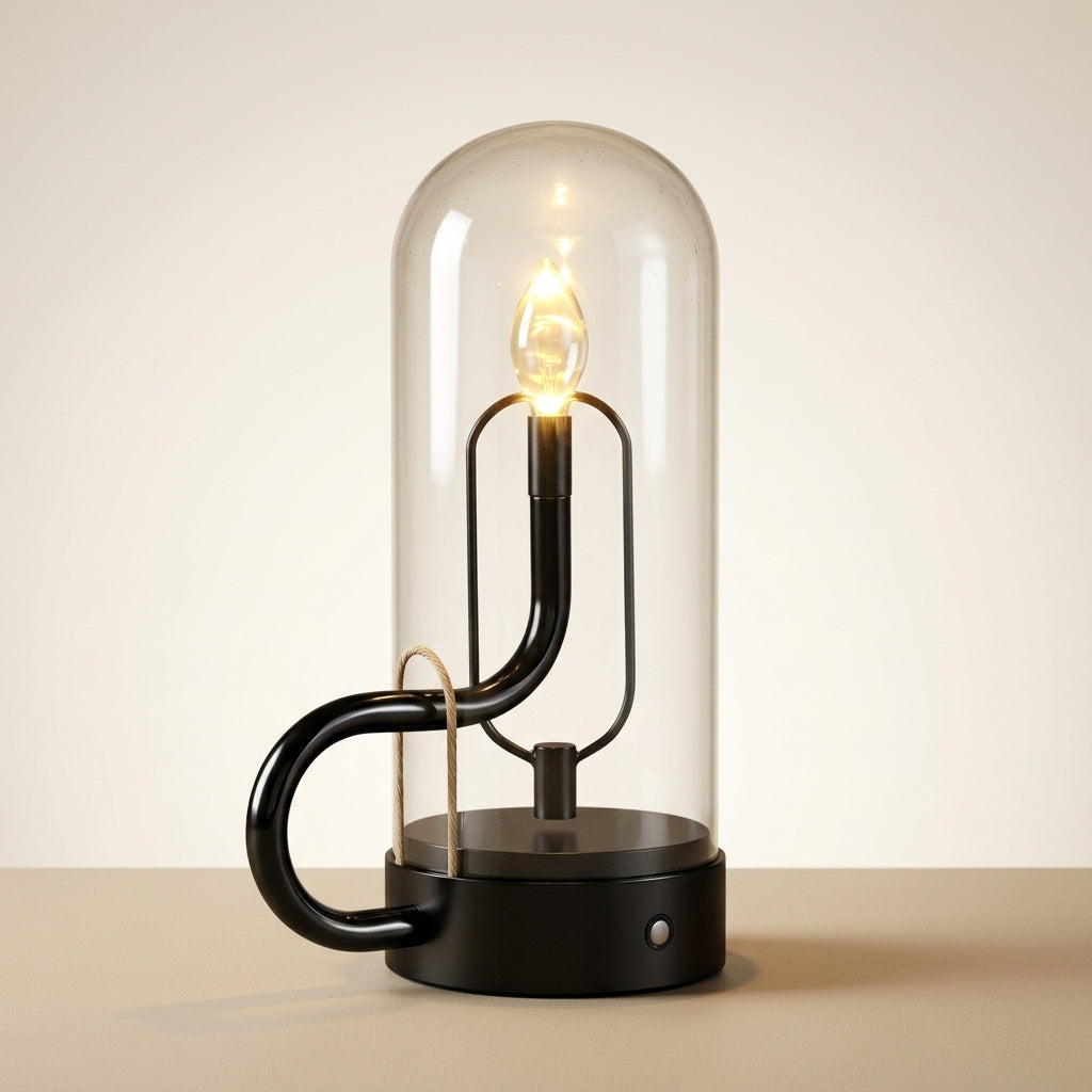 Caldwell Glass Lantern Lamp