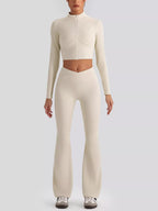 Seamless Criss-Cross V-Neck Tank and Leggings Active Set