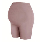 Maternity Support Shorts – High Waisted Over the Bump Soft Stretch Pregnancy Shorts