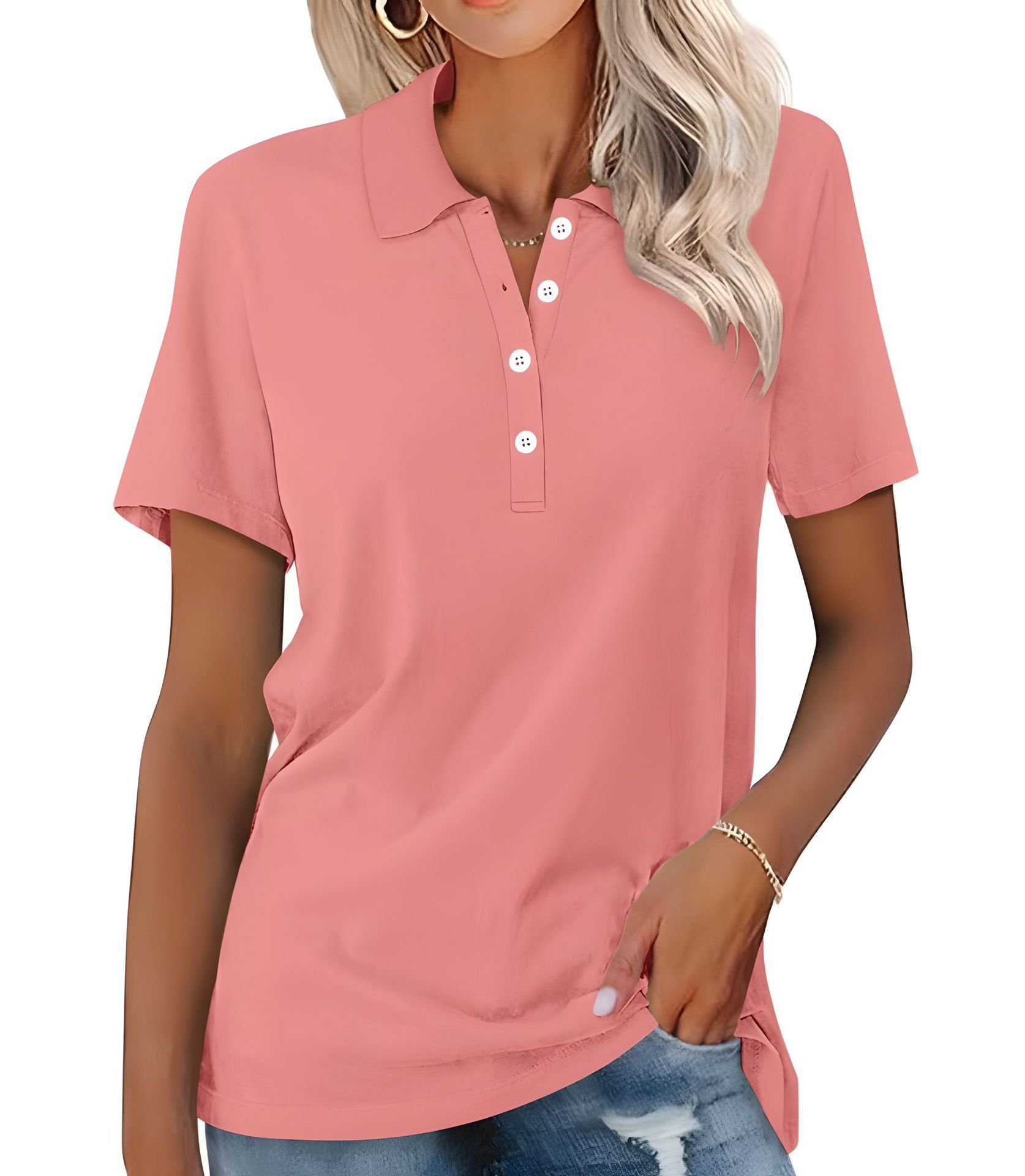 Slim Fit Women’s Short Sleeve Casual Fashion Top – Everyday Style
