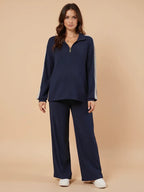 Anteross | Maternity Pajama Shorts Set – Soft Casual Pregnancy Loungewear for Home & Everyday Wear