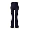 Brushed Flared V-waist Sports Tight Trousers