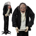 Halloween's 5ft Animated Figure with Sound-Activated Movement and LED Eyes
