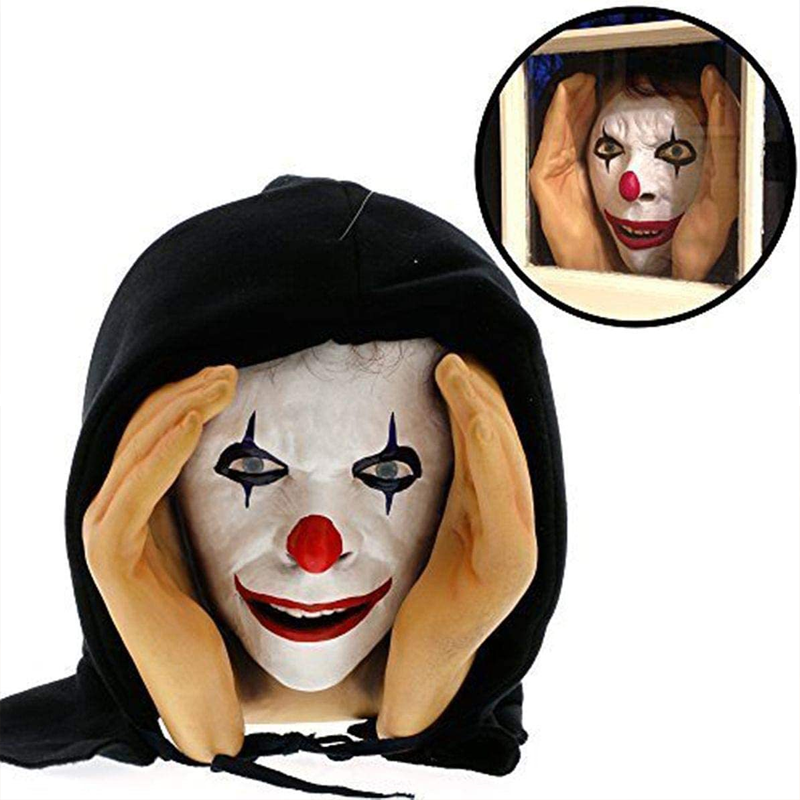 Halloween's Realistic Window Peeper Figure with Suction Cup Mount