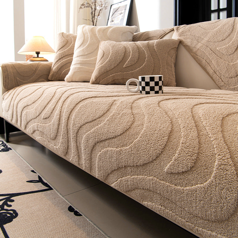 Jacquard Velvet Sofa Cushion New Autumnwinter Thickened