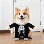 Halloween's Creepy Dog Costume with Padded Arms for Trick or Treating