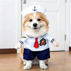 Halloween's Creepy Dog Costume with Padded Arms for Trick or Treating