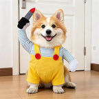 Halloween's Creepy Dog Costume with Padded Arms for Trick or Treating