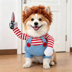 Halloween's Creepy Dog Costume with Padded Arms for Trick or Treating