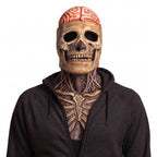 Halloween's Realistic Skull Mask with Moving Jaw for Parties and Cosplay