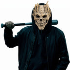 Halloween's Full Head Skeleton Mask with Deluxe Latex Design for Cosplay