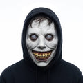 Halloween's Scary White Smiling Demon Mask for Cosplay & Costume Parties