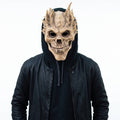 Halloween's Full Head Skeleton Mask with Deluxe Latex Design for Cosplay