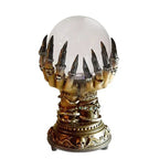 Halloween's Interactive Touch Globe Skeletal Hand Plasma Lamp
