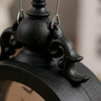 Halloween's Gothic Window LED Lantern with Silhouette Cutouts
