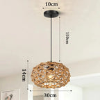 Hemp Woven Pendant Light