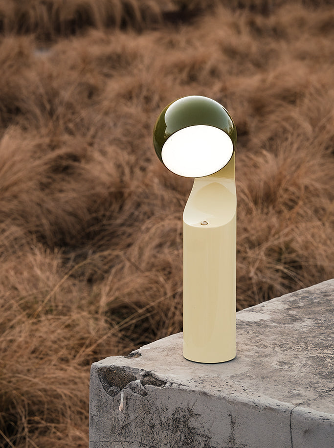 Mono Reading Lamp Verde Olive/Natural Yello