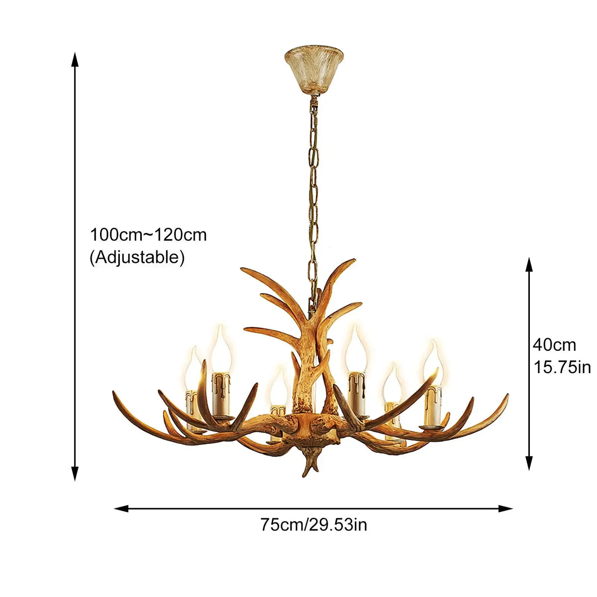 Montrose Antler Chandelier