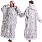 Extra Long Halloween Blanket Hoodie Sweatshirt
