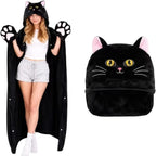 Adults Cartoon Animal Wearable Blanket Soft Winter Nap Throw