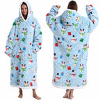 Extra Long Halloween Blanket Hoodie Sweatshirt