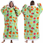 Extra Long Halloween Blanket Hoodie Sweatshirt