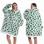 Oversized Plush Hoodie Blanket Warm Winter Loungewear