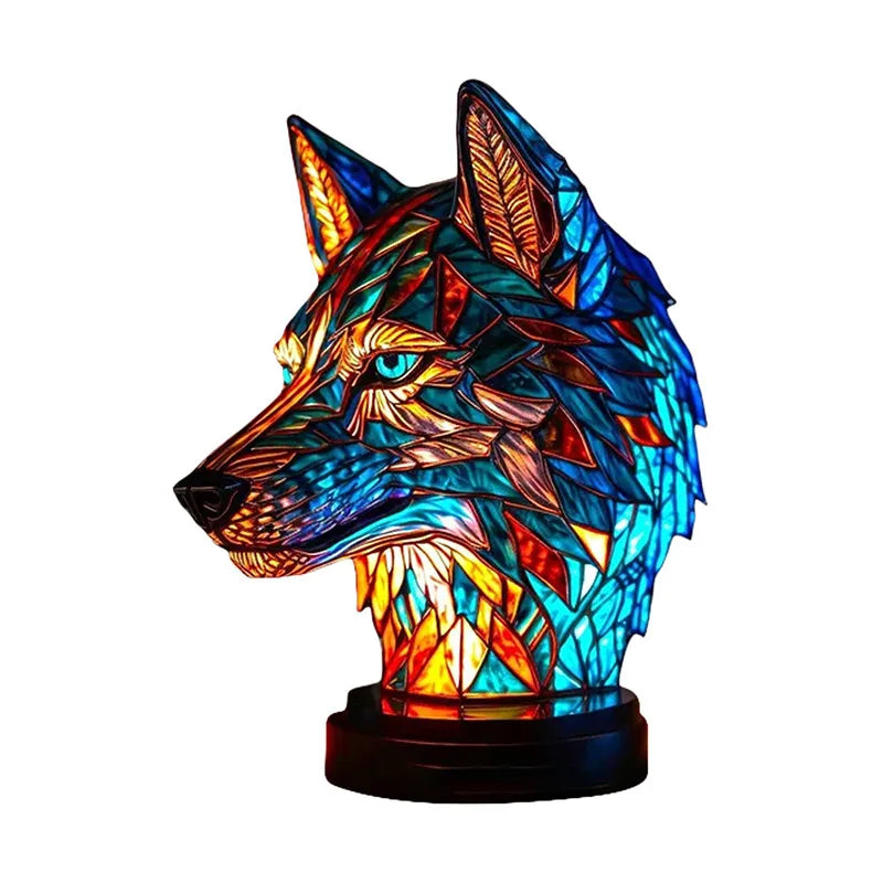 Stained Animal Lamp