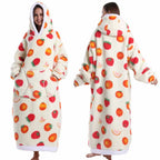 Extra Long Halloween Blanket Hoodie Sweatshirt