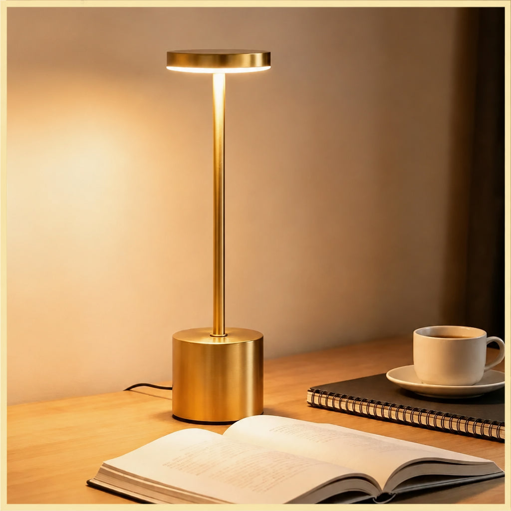 LED Touch Sensor Table Lamp USB Rechargeable Bedside Night Light