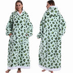 Extra Long Halloween Blanket Hoodie Sweatshirt
