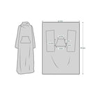 Multi Functional Wearable Lazy Blanket with Sleeves Pocket