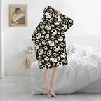 Women's Bats Devil Oversized Blanket Hoodie Sweatshirt