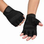 Unisex Fingerless Workout Gloves Lightweight Fitness Grip