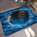 Pool 3D Printed Doormat Non-Slip Washable Indoor & Outdoor Floor Mat