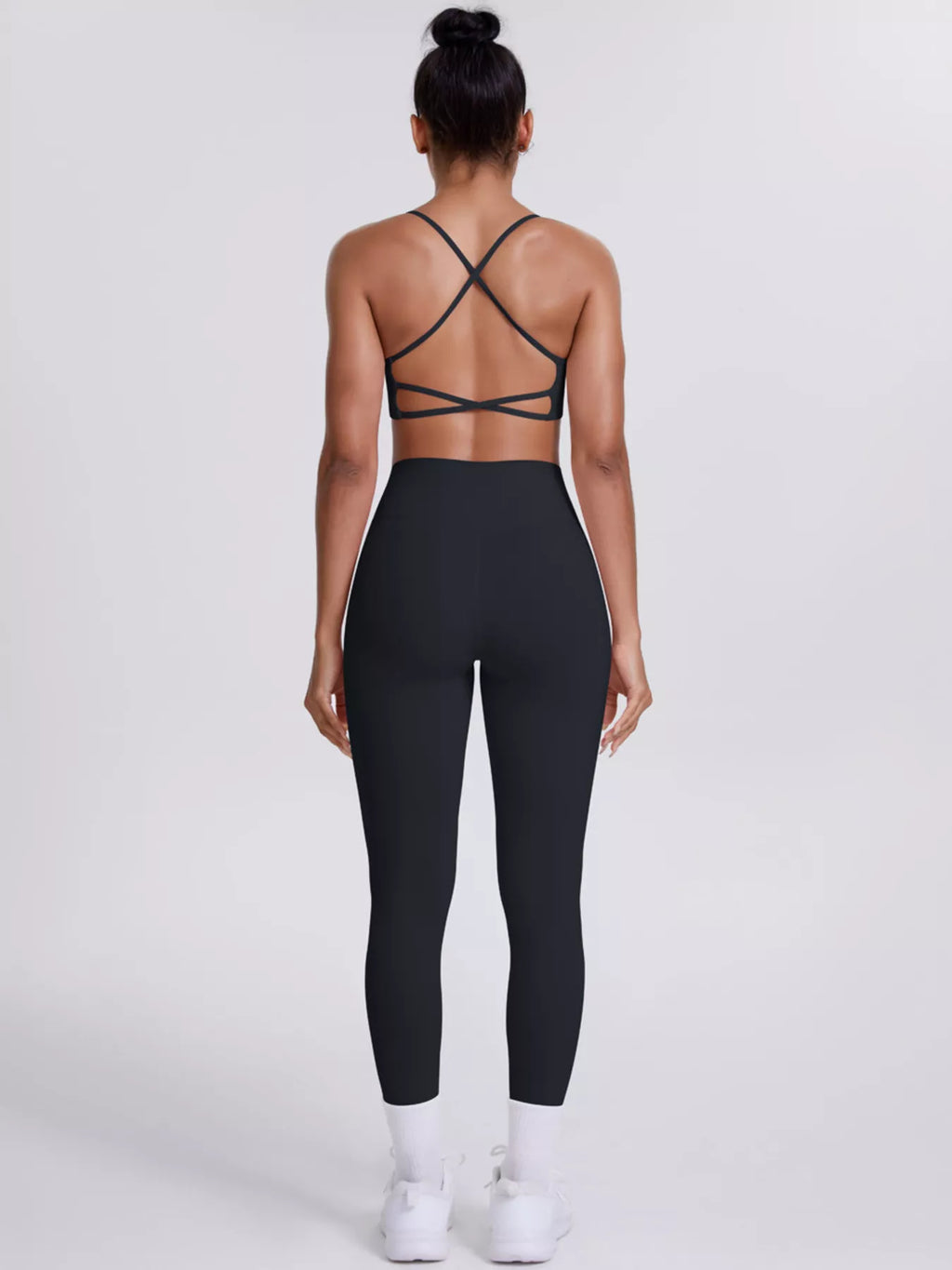 Criss-Cross Back Cami and Seamless Leggings Active Set