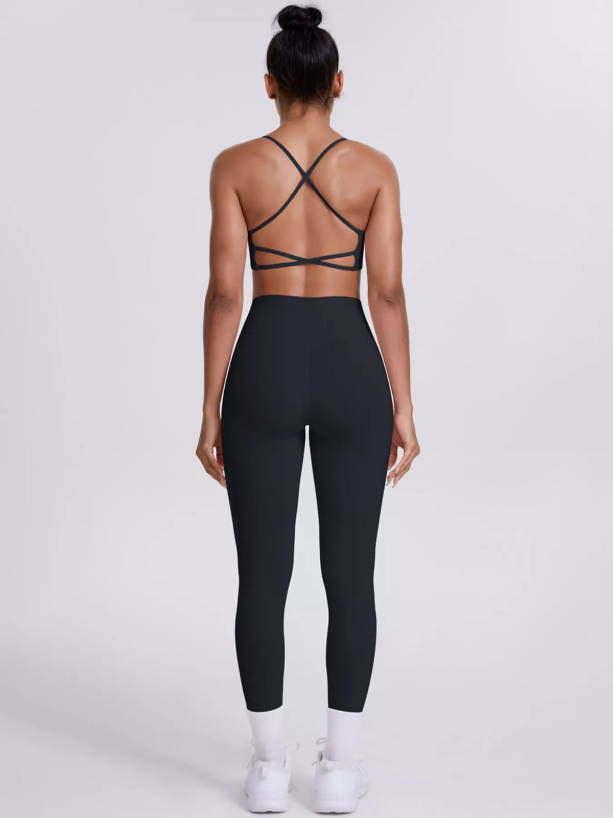 Criss-Cross Back Cami and Seamless Leggings Active Set