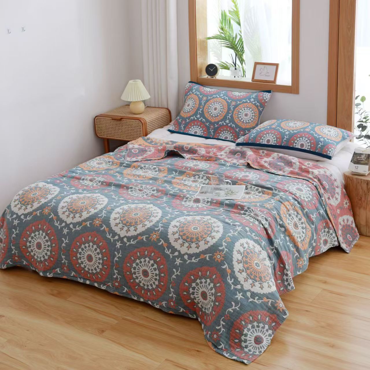 Cotton Gauze Four-layer Soft Single Double Towel Blanket Cover Blanket Summer Blanket