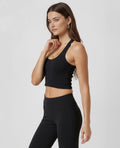 Medium Support Racerback Sports Bra with Cutout Back